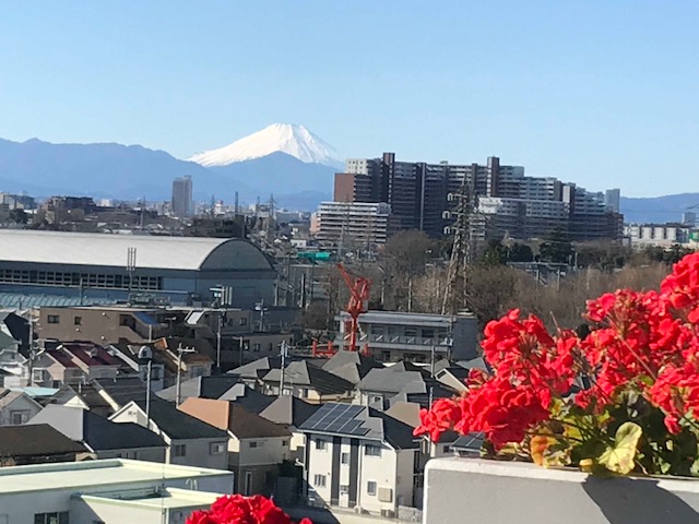 Mt.Fuji from my apartment